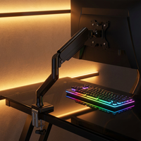 Support d'écran LCD simple robuste et ergonomique VESA 75 100, réglable en tension, inclinable, pivotant et rotatif, pour écrans de 13 à 32 pouces