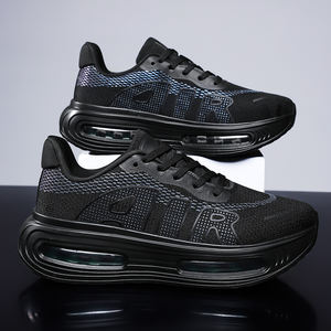 Zapatillas Deportivas Transpirables y Cómodas con Logotipo de Marca Personalizado, Parte Superior de Tejido Blanco y Amortiguación de Aire en Toda la Suela <span class=keywords><strong>para</strong></span> Correr y Caminar - Product Image 6