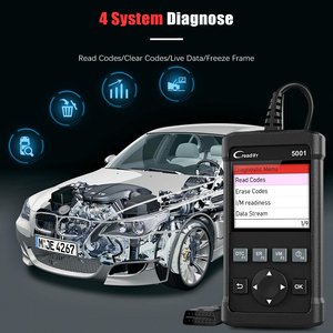 CR5001 เครื่องมือตรวจสอบรถยนต์ OBD2/EODO ฟังก์ชั่นครบครัน สำหรับตรวจสอบรหัสข้อผิดพลาดของเครื่องยนต์ ระดับมืออาชีพ - Product Image 3
