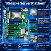 Untuk Supermicro X10SRL F Single Socket X99 Server Motherboard LGA2011 3 C612 Chipset ATX Mainboard