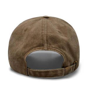 Gorra de béisbol deportiva de alta gama, personalizada, de perfil bajo, sin estructura, de algodón lavado, de 6 paneles, lisa, con cierre metálico, estilo Dad Hat. - Product Image 6