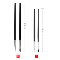 Lot de 5 stylos-brosses en silicone pour modelage dentaire, outil de dessin DIY pour composite, ciment et porcelaine dentaire