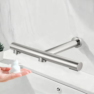 Grifo Automático Multifuncional <span class=keywords><strong>con</strong></span> <span class=keywords><strong>Sensor</strong></span>, Dispensador de Jabón y Secador de Manos, Acero Inoxidable 304 para Lavabos de Cocina y Baño - Product Image 2