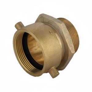 Adaptador de acoplamiento de latón forjado con agua de enchufe pulido, adaptador giratorio, conexión de tubo, accesorios contra incendios, tubo adaptador giratorio de latón - Product Image 1