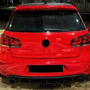 ดิฟฟิวเซอร์กันชนหลังสำหรับ Golf 6 MK6 R20 ปี 2008-2012 ชุดแต่งสปอยเลอร์แบบใบพัดสำหรับรถยนต์ ชุดแต่งตัวถังรถยนต์ - Product Image 6