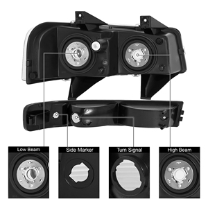 Vente flash : Phares en gros pour <span class=keywords><strong>Express</strong></span> 2003-2022 | Phare GMC Savana 1500 2500 <span class=keywords><strong>3500</strong></span> - Product Image 3