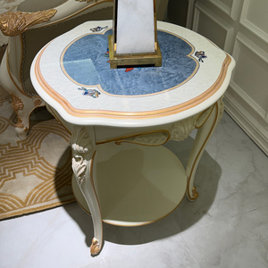 Tavolino da Caffè Rettangolare Grande in Legno Intagliato a Mano Stile Barocco Rococò Antico per Progetti di Ville e Residenze di Lusso - Product Image 4