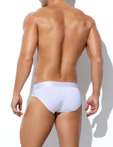Slip Intimo <span class=keywords><strong>Uomo</strong></span> OEM Aderenti Bianchi Perizoma da <span class=keywords><strong>Uomo</strong></span> con Tasca <span class=keywords><strong>in</strong></span> Rete - Product Image 4