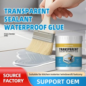 Revestimiento Impermeable Transparente de Acrílico Puro para Ventanas de Pared Exterior, con Fuerte Adhesión, para Baño, Cocina y Aseo - Product Image 2