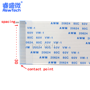 24Pin Phẳng 22 <span class=keywords><strong>Pin</strong></span> <span class=keywords><strong>FFC</strong></span> Để <span class=keywords><strong>30</strong></span> <span class=keywords><strong>Pin</strong></span> Phẳng FPC Ribbon Cáp Linh Hoạt 1Mm Khoảng Cách Chiều Dài 5 Cm 0.1 0.2 0.3 M FPC Kết Nối Cáp <span class=keywords><strong>FFC</strong></span> - Product Image 3