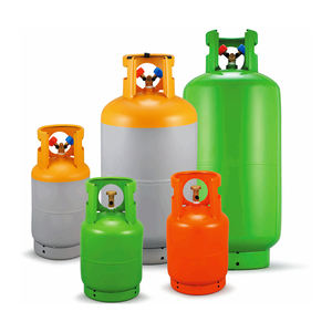 Cylindres de récupération de réfrigérant rechargeables R600 <span class=keywords><strong>R290</strong></span> R134A, réservoir de <span class=keywords><strong>gaz</strong></span> vide, 12L.14L 50L 60L avec valve double <span class=keywords><strong>gaz</strong></span>-liquide - Product Image 1