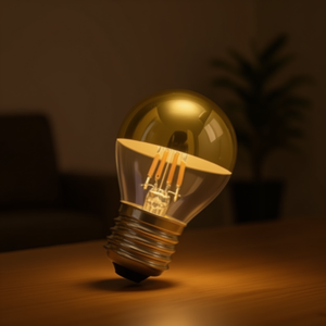 หลอดไฟ LED อีเอสเอฟ E27 โกลด์โดม 4W แสงวอร์มไลท์ สำหรับใช้ภายในอาคาร - Product Image 3