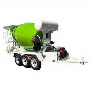 Camión Mezclador de Concreto Remolcable de 3m³ Directo de Fábrica, Impulsado por <span class=keywords><strong>Gasolina</strong></span> para Pequeños Proyectos de Construcción - Product Image 1