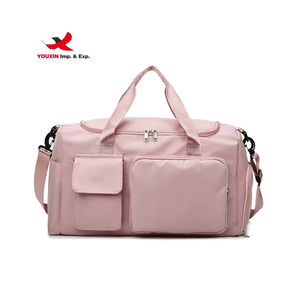 China Manufacturer Custom Large Capacity Gym Folding Travel <b>Duffel</b> <b>Bag</b> Sport Weekender <b>Bag</b> with Shoe Compartment - Product Image 2