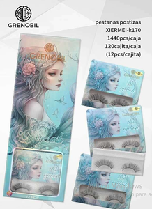 Ciglia Finte Grenobil 8D Volume 6D 8D in Visone Sintetico, Confezione da 12 File - Product Image 3