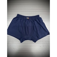 Sous-vêtements classiques en coton pour hommes, boxers tricotés ODM, fil cardé 30/1, 100% coton, respirant, doux pour la peau, confortable