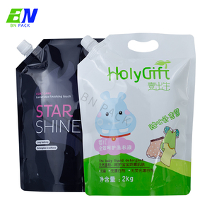 Bolsa esquinera de alta capacidad con mango, bolsas de recarga de líquido para sannitizante de mano - Product Image 5