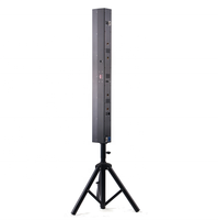 Barre de projecteurs LED professionnelle pour scène, 10x12W, blanc chaud ou ambre, contrôle matriciel, effet wall wash et beam
