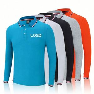 Fashion New Materials Double Pique Woven Solid Cotton Men's Long Sleeve for <b>Shirts</b> Turn-Down Collar Anti-Wrinkle Breathable - Product Image 1