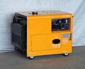 Generatori Diesel EEDA Super Silenziosi Interamente in Rame da 5kva a 12kva Raffreddati ad Aria 6kva 8kva 10kva 12kva Generatori 110v 220v 380v - Product Image 3