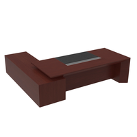 Muebles de Oficina Modernos de Lujo 2026, Escritorio Ejecutivo de Madera en Forma de L, Escritorio para Gerente, Jefe, Director Ejecutivo