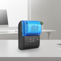 Printer Thermal Mini 2 inci 58mm, Mendukung Koneksi USB dan BT