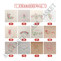 ANA Hecho en China Estilo de EE. UU. Cúpula Biblia Cruz 18 Ga Acero Funeral Metal Burial Ataúd
