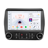 CARUPEZ Estéreo para Auto con Pantalla Táctil Android DSP de 9 Pulgadas con GPS Integrado y CarPlay USB para Chevrolet Camaro 2010-2015 Plug&Play