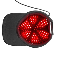 Casque Portable 142 LED pour la Croissance Capillaire, Thérapie par Lumière Rouge 660nm et Infrarouge Proche (NIR) 940nm pour la Réparation des Cheveux Fins et le Soin du Cuir Chevelu
