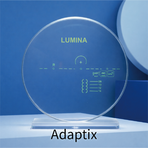 Lentes de Gafas Personalizables con Protección UV420 (75) y Protección UV, Lumina Adaptix Progressive 1.56, Diseño IOT, Nuevo - Product Image 2