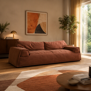 Sofá de Tela de Dos Plazas de Lujo Moderno Italiano para Sala de Estar y Uso Hotelero, Venta Directa de Fábrica - Product Image 4