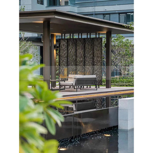 Divisor Multifuncional Moderno de Acero Inoxidable Premium ANN2211 con Elegantes Patrones de Arte Cortados con Láser Personalizados - Product Image 1