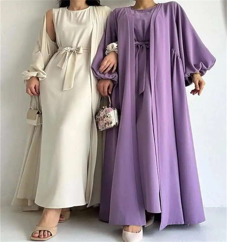 R-90 Abayas Dubai orta doğu basit mütevazı Kaftan islam giyim Abaya kadınlar müslüman elbise