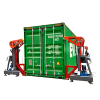 Système de levage de conteneurs 32T, course de 1700 mm pour conteneurs de 20 pieds et 40 pieds, télécommande sans fil