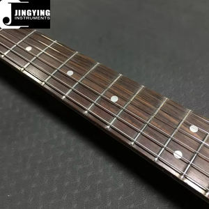 Serie de <span class=keywords><strong>guitarra</strong></span> eléctrica de música Jingying 2024, instrumento de cuerda Maestro de Jazz personalizado, <span class=keywords><strong>guitarra</strong></span> eléctrica de cuello de arce tostado de cuerpo sólido - Product Image 3