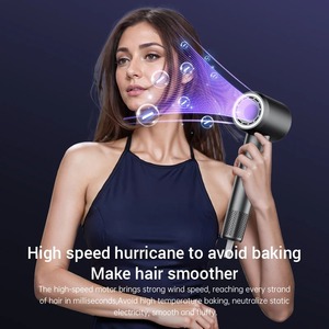 Nuevo Secador de Pelo Inteligente con Pantalla Digital, Rotación de Viento de Alta Velocidad, Control de Temperatura Inteligente y Protección, con Múltiples Niveles de Viento/Temperatura - Product Image 3