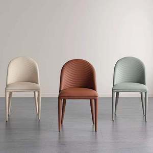 Sedia da Pranzo Moderna di Lusso per Esterni, Arredamento per Sala da Pranzo e Ristorante, Mobili per la Casa in Stile Scandinavo di Alta Qualità - Product Image 1