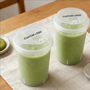 Vasos de Plástico PP Esmerilado Personalizados de Pared Simple con Impresión UV, 90 mm de Diámetro, 32 oz de Capacidad para Café y Matcha - Product Image 5
