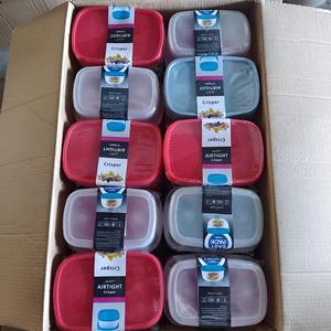 Juego moderno de 3 piezas de contenedores de almacenamiento de alimentos PP con tapas para el hogar, nevera, cocina, almacenamiento de frutas, compatible con <span class=keywords><strong>Amazon</strong></span> - Product Image 6