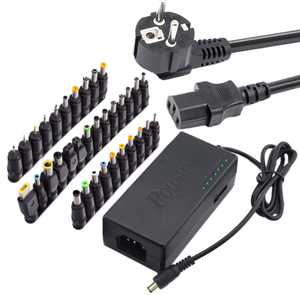 96W <strong>Universal</strong> Adjustable AC Fireproof <strong>Laptop</strong> Power Adapter <strong>Charger</strong> 12V-24V <strong>for</strong> Multiple <strong>Laptop</strong> Brands with Interchangeable Tips - Product Image 1