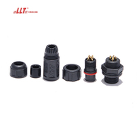 Support de panneau de lumière LED à 5 broches M12 IP68 étanche en plastique fil électrique prise de chariot élévateur électrique