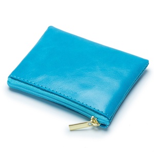 Custom Genuine Cow Leather Zipper Coin <b>Purse</b> Luxury Pattern Portable Pocket Change Case for Kids Cute <b>Small</b> Mini <b>Purse</b> Holder - Product Image 3