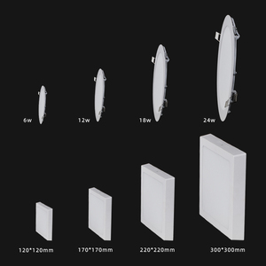 Oem lõm bề mặt mỏng Bảng điều chỉnh <span class=keywords><strong>Led</strong></span> 24 Wát vòng vuông Trần Bảng điều chỉnh văn phòng dòng đèn downlight - Product Image 6