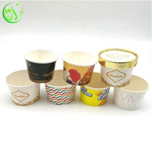 Get!!! Take Away Disposable Kraft White Paper Soup Cup - Product Image 1