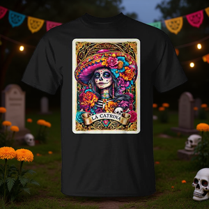 Camiseta para mujer La Catrina Day Of The Dead Sugar Skull - Product Image 3