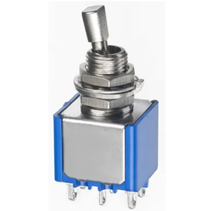 5646A12 מתג חילוף הפעלה הפעלה על פאנל הפעלה על הפעלה DPDT מסוף הלחמה 30V dc - Product Image 1