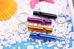 Silbato de Emergencia para Supervivencia con Llavero - Silbato de Aluminio Fuerte para Campismo y Senderismo al Aire Libre, Equipo de Seguridad - Product Image 5