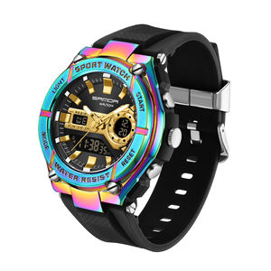 Montre numérique pour homme SANDA 3123, style <span class=keywords><strong>G</strong></span>, montres de sport résistantes aux chocs, montres électroniques étanches, montre-bracelet pour homme, Relogio - Product Image 1