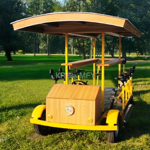Visite de brasserie, excursions touristiques 15 places, vélo de fête à pédales avec panneaux solaires, vélo à bière - Product Image 1