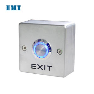 LED Light Zinc Alloy <strong>Exit</strong> Gate Switch <strong>Button</strong> with LED Wall Mounted Automatic Door <strong>Push</strong> <strong>Button</strong> for Door <strong>Access</strong> <strong>Control</strong> System - Product Image 4